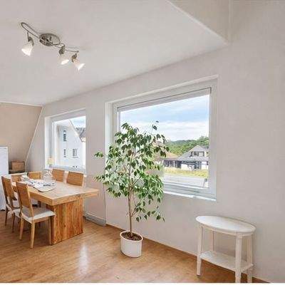 Essbereich im Wohnzimmer 