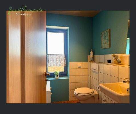 Gäste-WC im Erdgeschoss