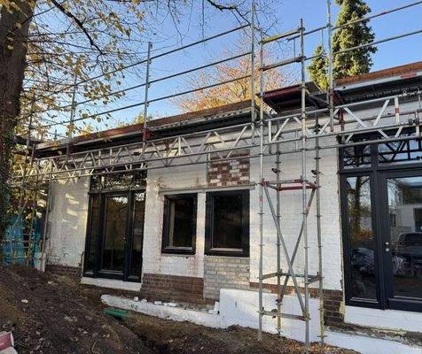 Hofansicht Bauzustand