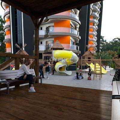 Apartments with Scenic Nature View in Mahmutlar Center Alanya