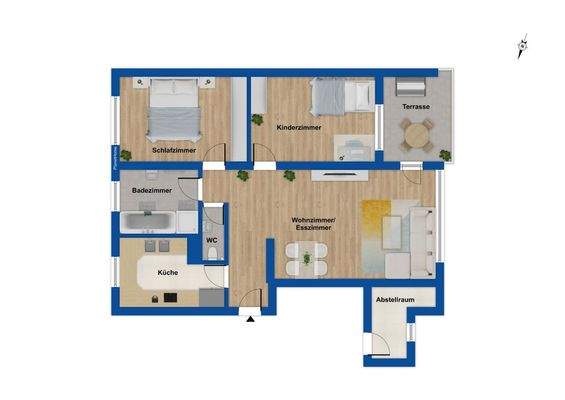 Grundriss Erdgeschoss