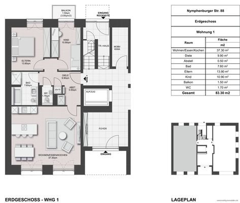 Grundriss: Whg. (1)