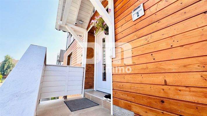 Eingangsbereich überdacht