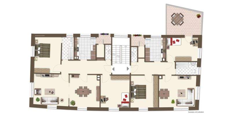 Grundriss Visualisierung_2. OG