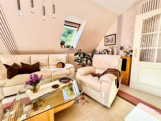 Das Wohnzimmer der Einliegerwohnung