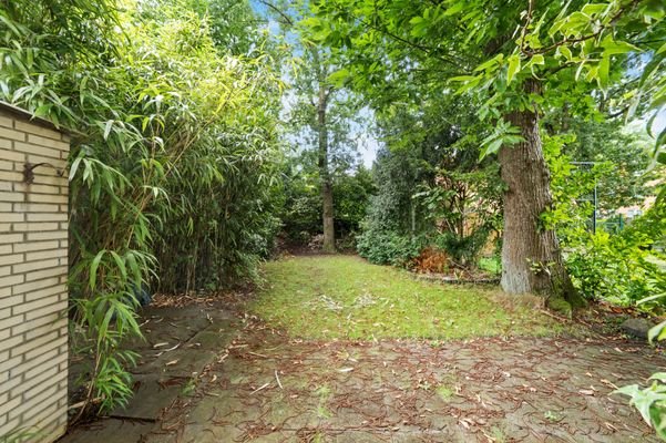 Garten nach Süden ausgerichtet 