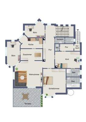 Grundriss Obergeschoss