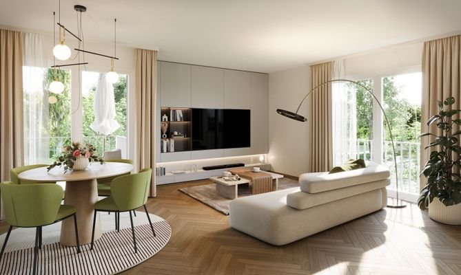Innenvisualisierung Wohnung A4