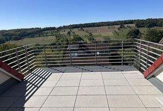 Ausblick von der Dachterasse