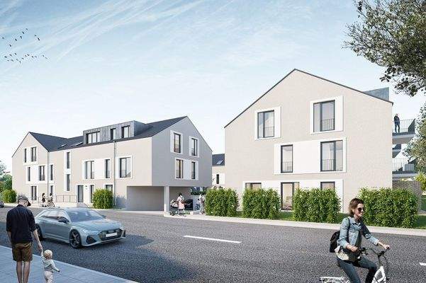 Straßenansicht MFH I + II Zoom