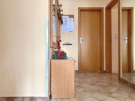 Flur der Wohnung im Erdgeschoss