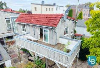 Blick auf die Dachterrasse