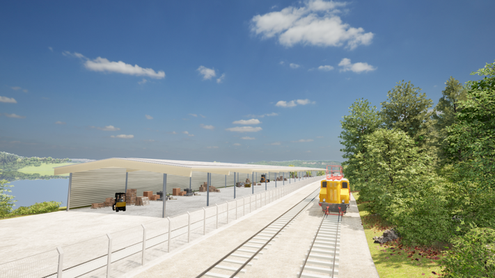 Illustration PV-Überdachung