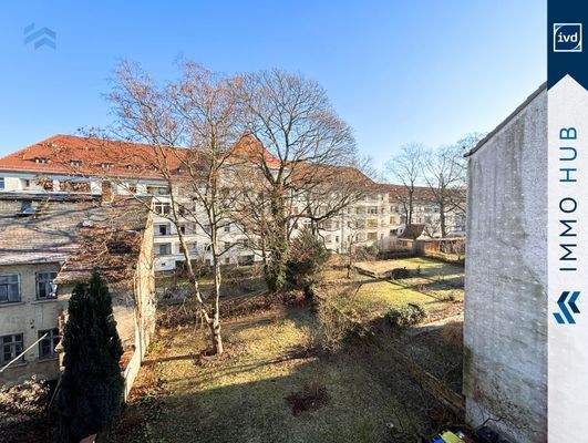 Blick in den Hinterhof