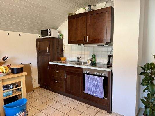 DG: offene Küche im Wohn- und Esszimmer