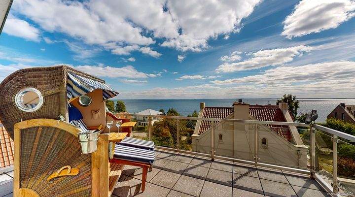 Ostseeblick vom Balkon