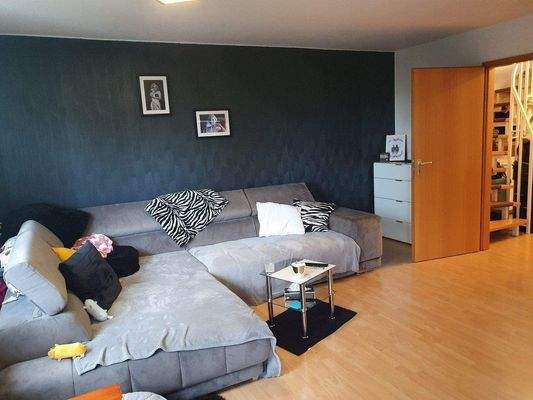 Wohnzimmer, Treppe im Flur