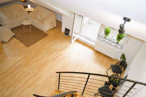 Blick von der Galerie nach unten