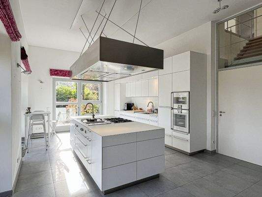 Weiße bulthaup-Küche