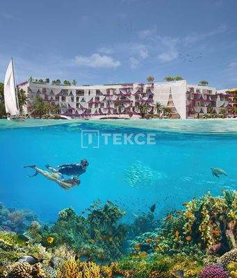 Beachfront Hotel Rooms with Rental Guarantee in World Islands Dubai