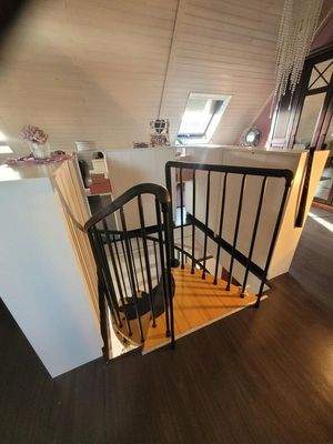 Wendeltreppe oben