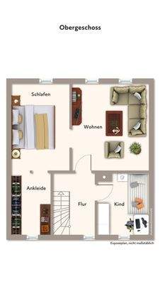 Grundriss Obergeschoss