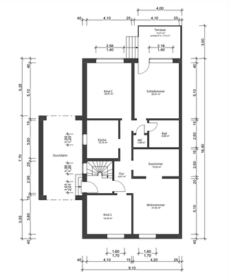 Grundriss Erdgeschoss