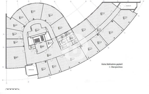 1. Obergeschoss mit ca. 857 m²