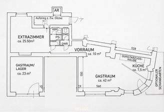 Grundrissskizze