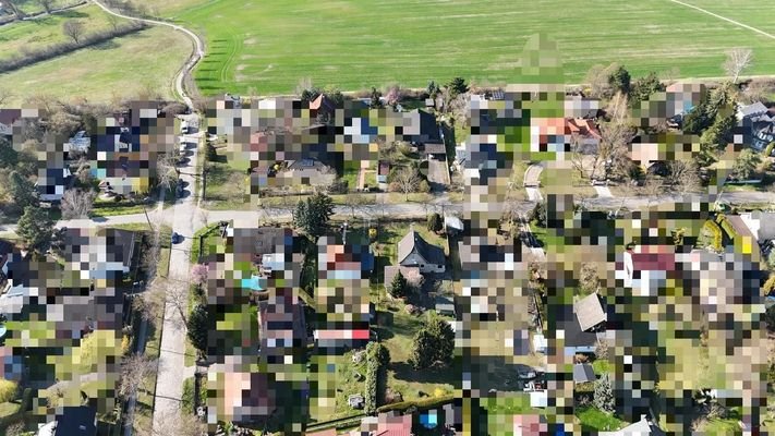 Grundstück mit Zochegraben Richtung Hönow