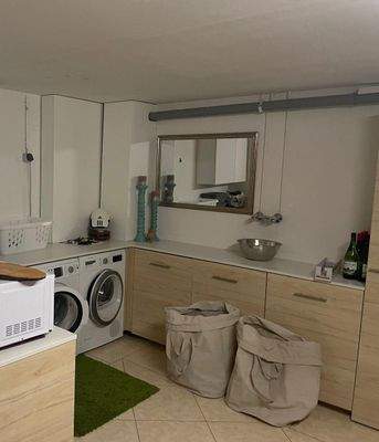 Beispiel Ausstattung Waschkeller im KG