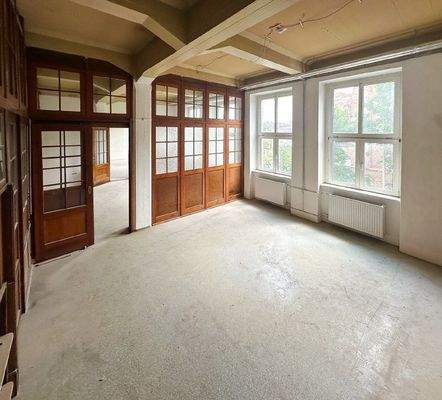 Innenansicht vor Ausbau