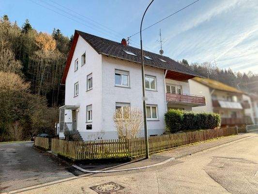 seitliche Hausansicht