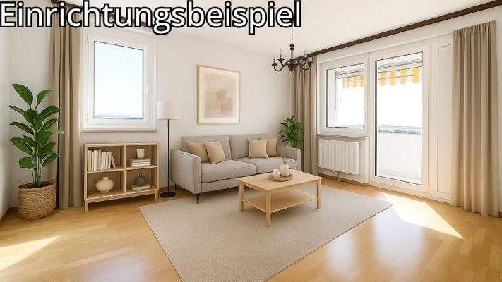Einrichtungsbeispiel Wohnzimmer