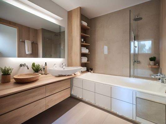 Einrichtungsbeispiel / Badezimmer