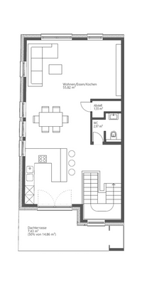 Grundriss Staffelgeschoss