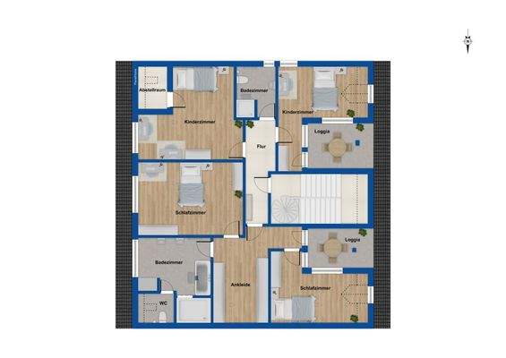 Grundriss Dachgeschoss