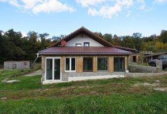 Südansicht mit Wintergarten 