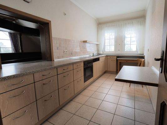 Küche im Dachgeschoss