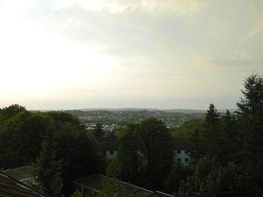 Ausblick nach Norden vom Dachboden