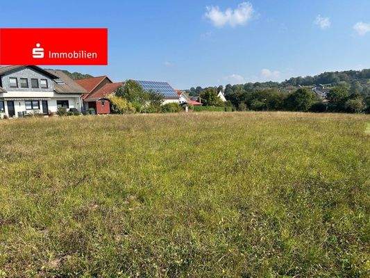 Blick auf das Grundsück
