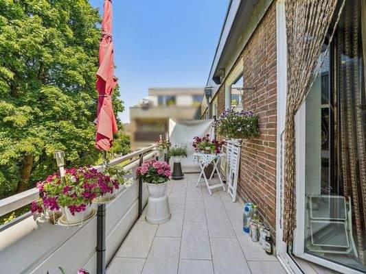 Balkon Schlafbereich