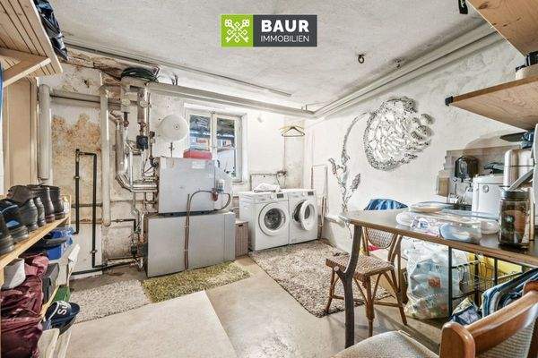 Heizraum-Waschküche