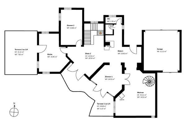Grundriss Erdgeschoss