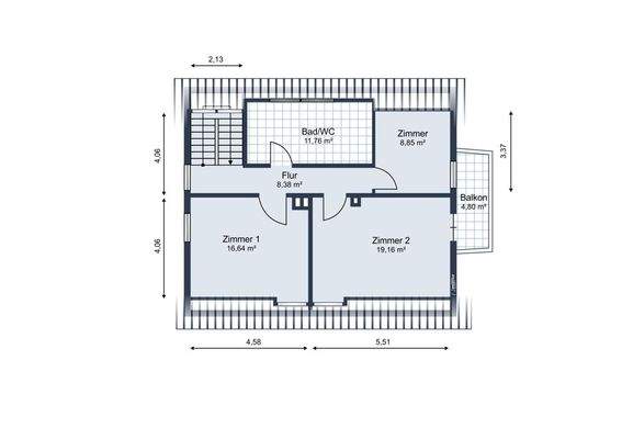 Grundriss Dachgeschoss