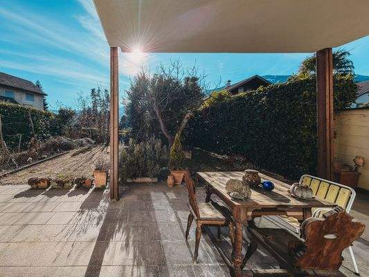 Terrasse im Erdgeschoss - Terrazza al piano terra