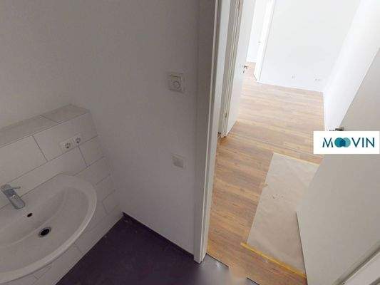 Ansicht II: Badezimmer mit Dusche