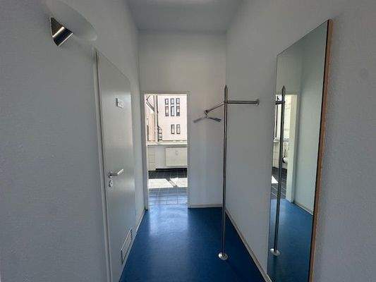 Flur zum Personalbereich