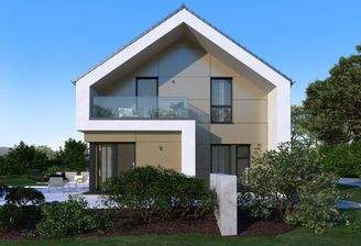 Ansicht Garten Trespa