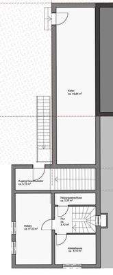 Souterrain Grundriss